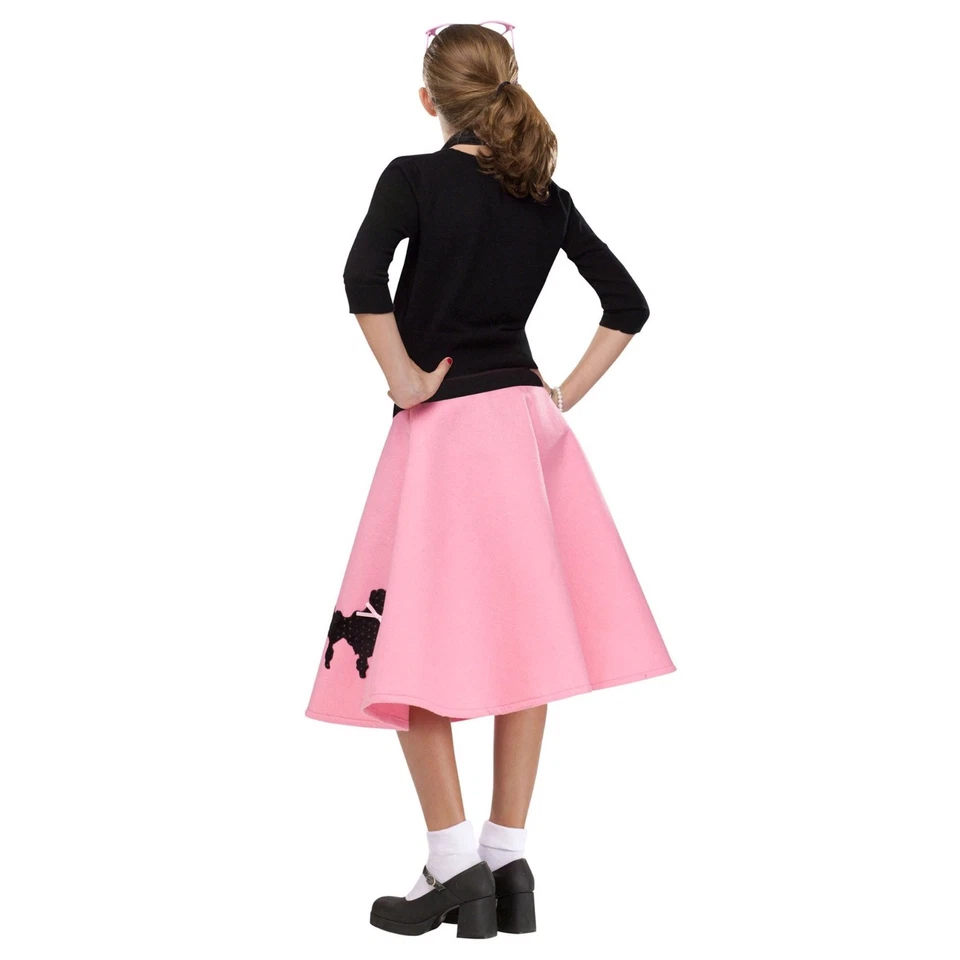 Nuevo Disfraz Fun World Niñas Años 50 Caniche Falda Niño Talla L 12-14 Foto 2 de 4