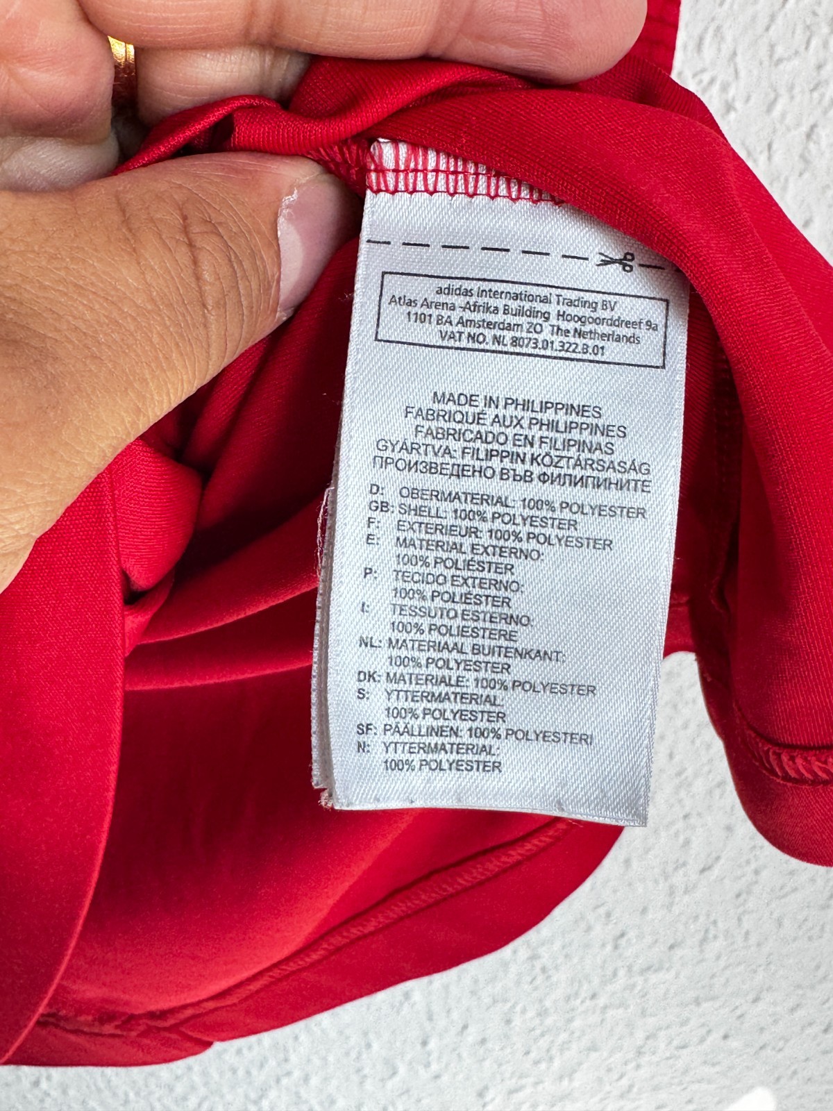Vintage Adidas “Climacool” Training Jersey - Red/Black - Men’s Size M (2010) image 6