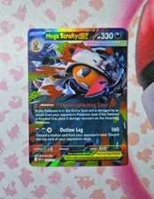 Mega Scrafty ex 135/217 Double Rare Ascended Heroes Pokemon Holo Card