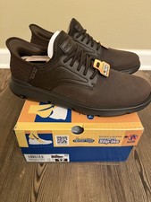 Skechers Mens Slip-ins Garza - Gervin Casual Slip-On Shoes Size 12 Chocolate