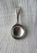 ANTIQUE, GEORGE III, SILVER CADDY SPOON, LONDON 1813, JOSIAH SNATT, 12.77gs
