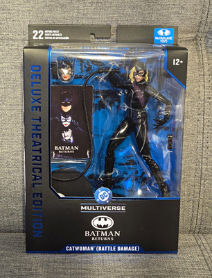 McFarlane Toys DC Multiverse Catwoman Batman Returns Deluxe w/ Whip Alt Head