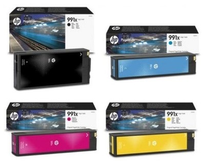 5 Sets Virgin EMPTY and USED Genuine HP 991X Ink Cartridges EMPTIES