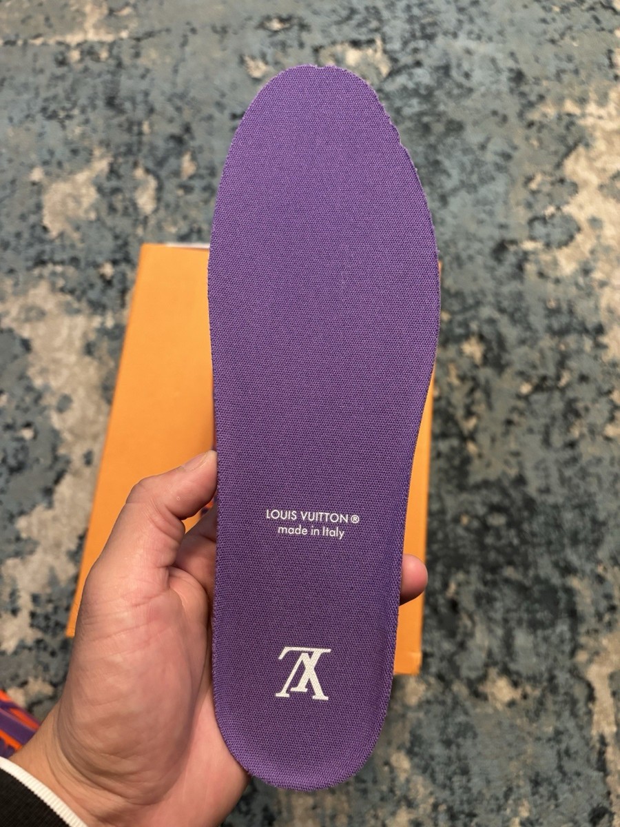 Louis Vuitton Trainer Purple/Orange 8LV (9-9.5US) Brand New Og All