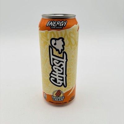 Ghost Energy Drink Zero Sugar Orange Cream 16 FL Oz Rare New.
