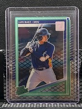 Luis Baez (OF) 2025 Donruss Rated Prospect Clearly (SP) #144 - Astros