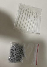50 PCS Rain Shower Head Replacement Silicone Nozzles Universal Shower Heads