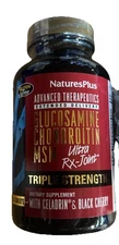 Nature's Plus Glucosamine Chondroitin MSM x3 Strength, 120 Tablets, EXP 09/2027