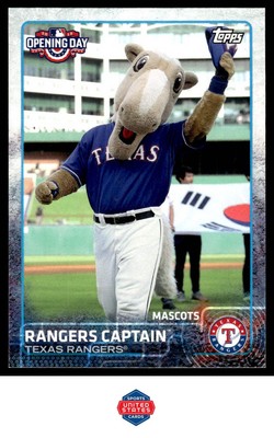 2015 Topps Opening Day #M-24 Rangers Captain Mascots