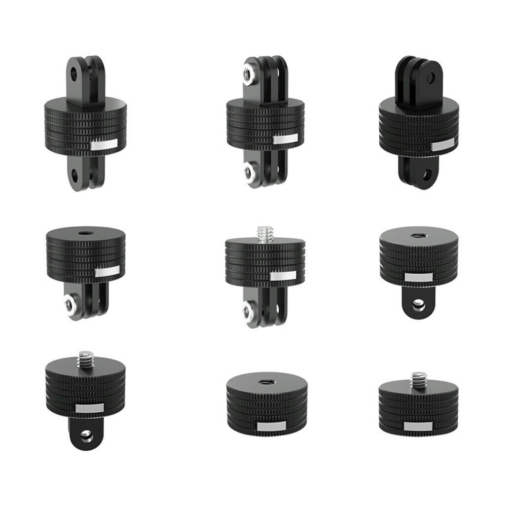 Release Adapter Swivel Degree Rotating Camera Mount for Action Head GoPro 360