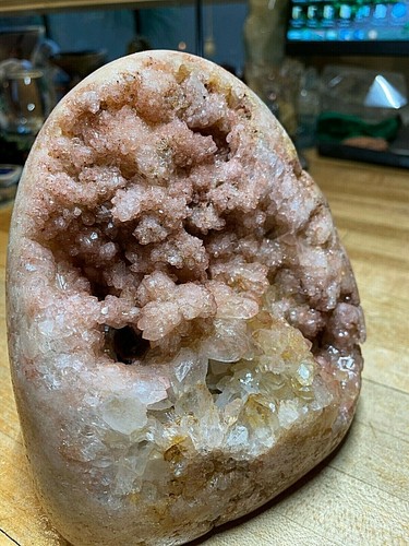 Rare Pink Amethyst Crystal Mineral Gemstone High Polished Finish Specimen 045 - Picture 2 of 12
