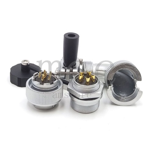 WEIPU WS20 5Pin Panel Mount Waterproof Aviation Connector, Connector Plug Socket - Picture 3 of 6