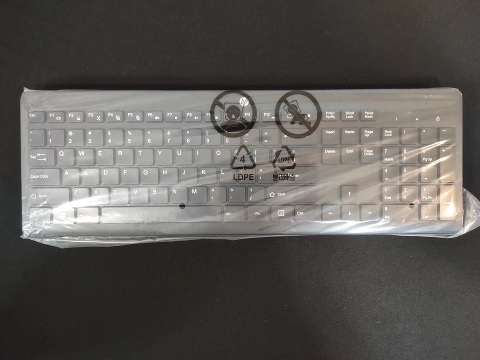 HP 230 Wireless Keyboard Windows 11 10 Chrome OS QWERTY Dongle Black 3L1E7AA#ABA - Image 4 of 4