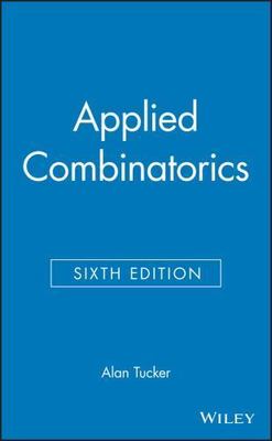 Applied Combinatorics, Hardcover by Tucker, Alan, Brand New, Free P&P in the UK