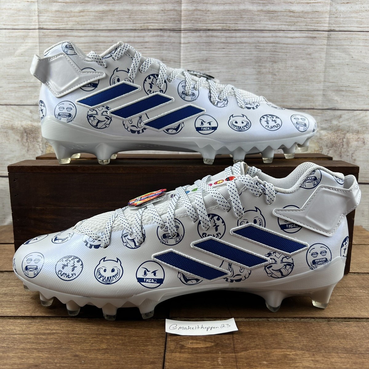 Adidas Freak 22 Big Mood DSG SM Rare Football Cleats Blue Mens