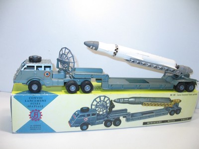 Camion Militaire FJ Pacific - France Jouet - Lance-missiles Gris Et Blanc