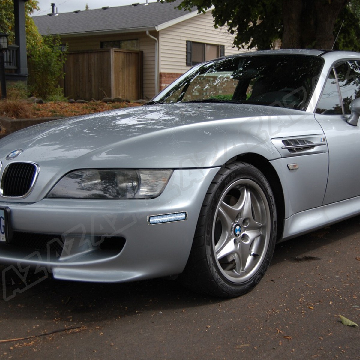 Smoke Lens Front Bumper Side Marker Lights For 1996-2002 BMW