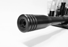 H-Barrel End Protector/Muzzle Device Slip-over 1/2-28 CA legal USA MADE!