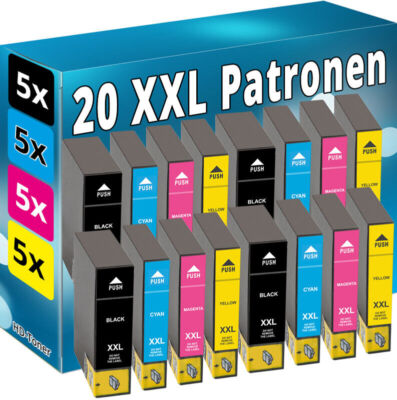 XXL TINTE PATRONE für EPSON WorkForce WF-3010DW WF-3520DWF WF3530DTWF WF3540DTWF