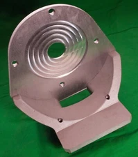 Go-Kart electric motor mount, plate machined for Motenergy motor