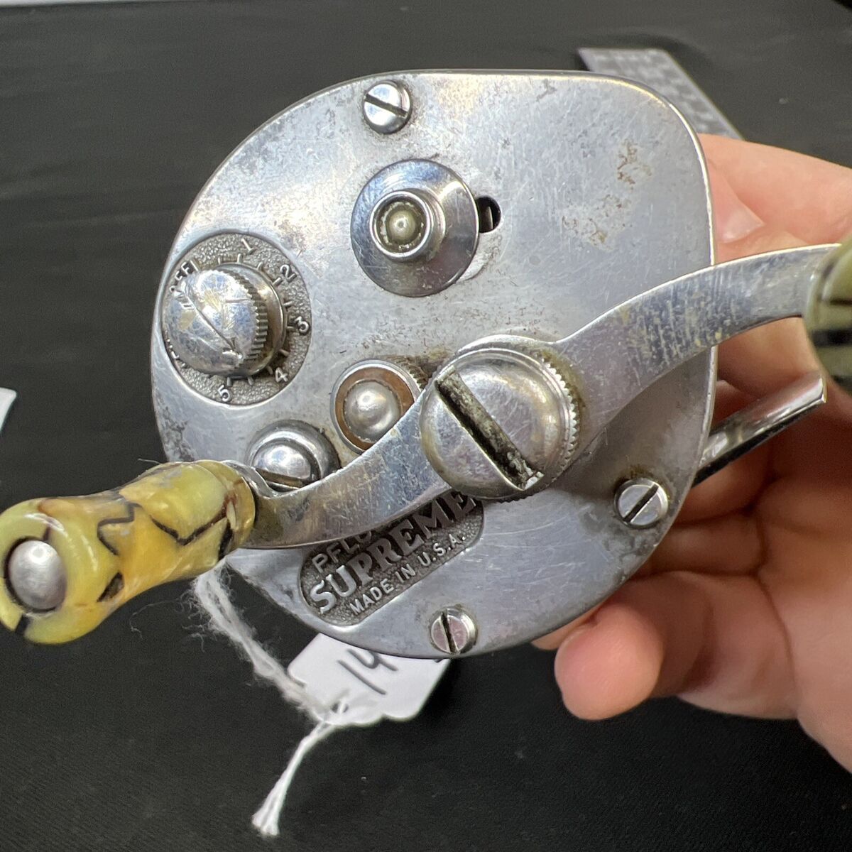 Vintage Pflueger Supreme Fishing Reel Working 1938-1940 USA Vintage Pflueger Supreme Fishing Reel Working 1938-1940 USA