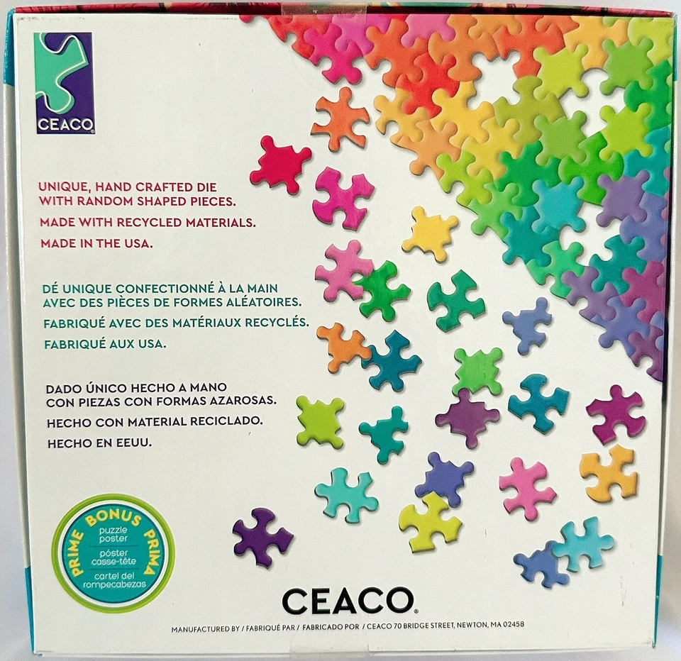 Rompecabezas Ceaco Peggy's Garden Jardín 1000 piezas 43360 NUEVO SELLADO Foto 3 de 4