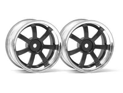 HPI Rays Gram Lights 57S-Pro Felge chrom/gunmetal 9mm Offset - H3324