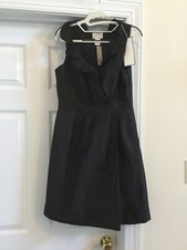 NWT LADIES SIZE 4 J.CREW SILK BLACK SPECIAL OCCASION/PARTY DRESS