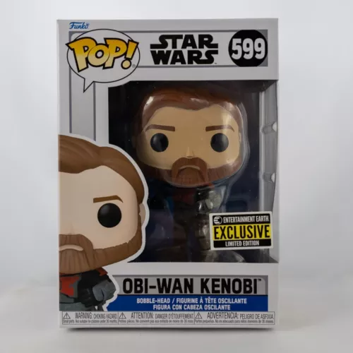Funko Pop Star Wars: Obi-Wan Kenobi (Mandalorian Armor) #599 Entertainment Earth