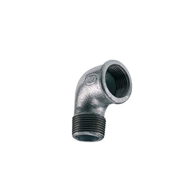 Curva 90° Ghisa Zincata 4" Maschio Femmina | Risolvi Nodi Difficili