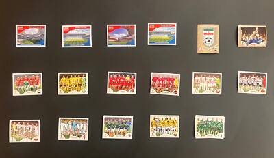 FIFA World Cup 2018 Russia stickers by Panini Team/Stadium
