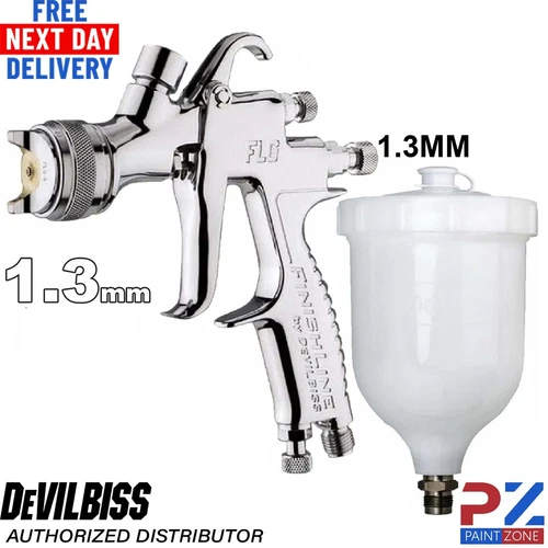 DeVilbiss FLG-5 1.3mm Paint Spray Gravity Spray Gun Compliant Gravity Spraygun