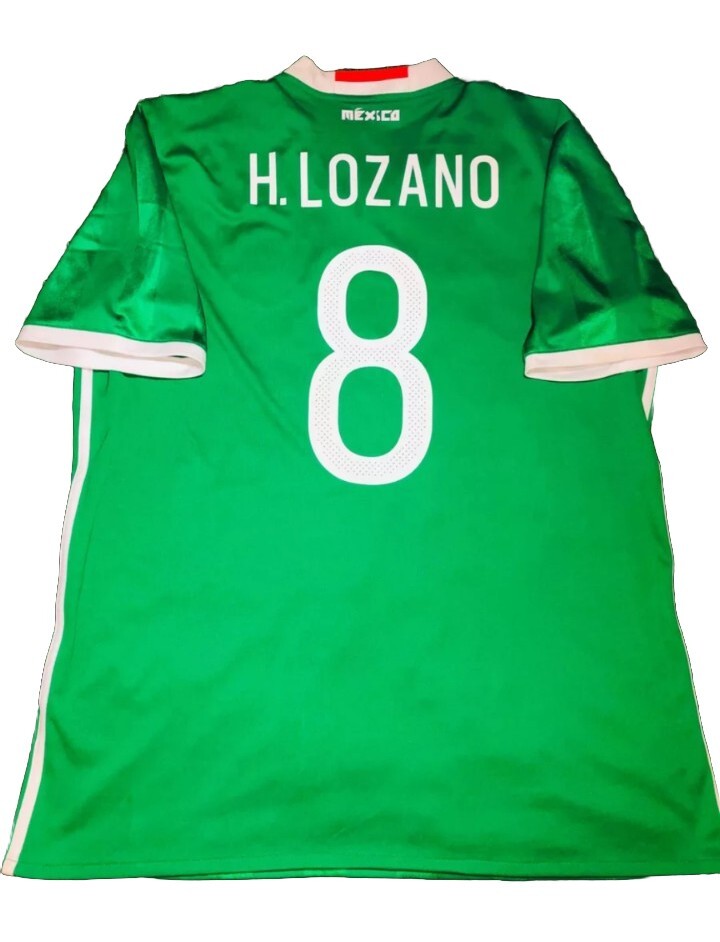 ADIDAS MEXICO COPA AMERICA 2016 Chucky Lozano SOCCER JERSEY XL | eBay