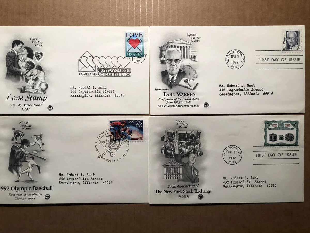 44 DIFFERENT FDC'S FROM 1986-1994 | eBay