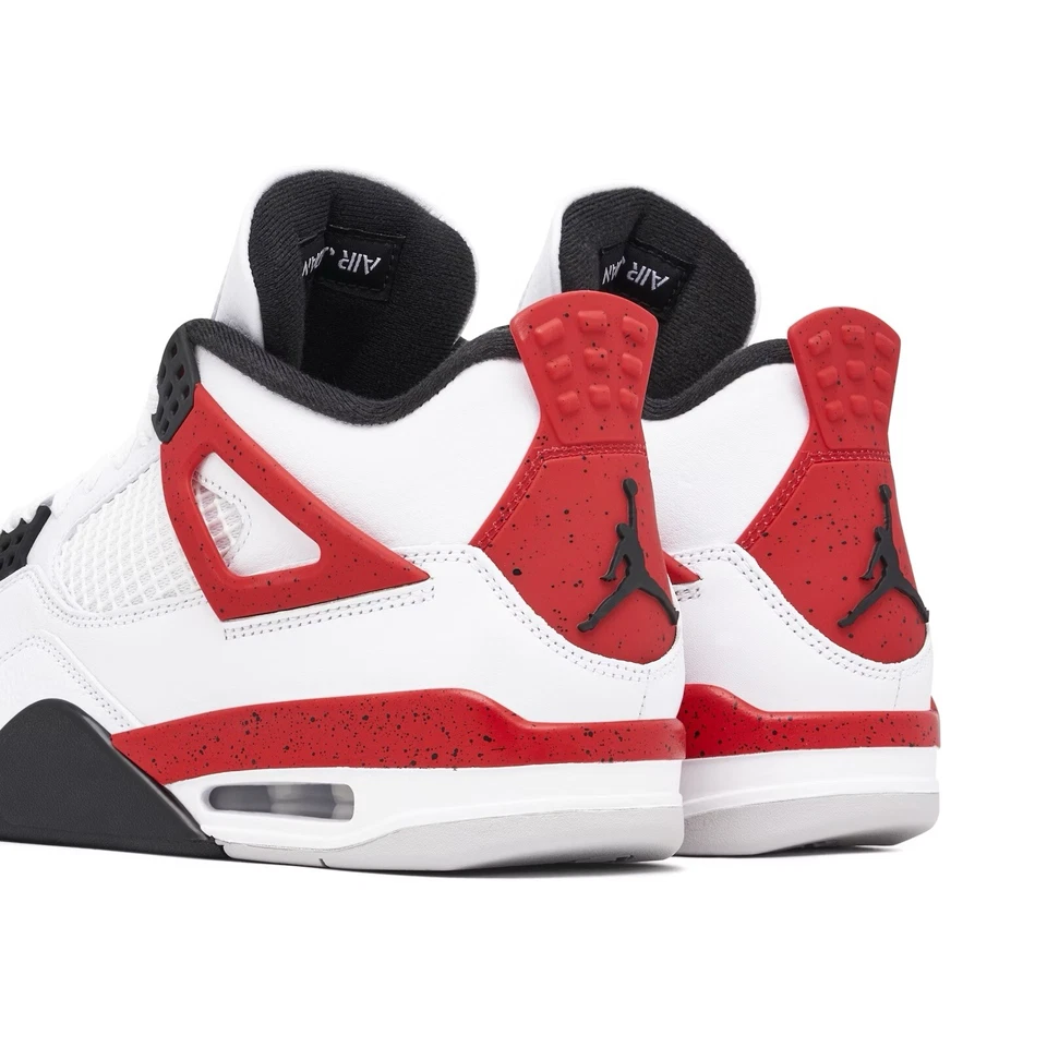 EU Größe 44,5 - Jordan 4 Retro "Red Cement" - NEU & OVP - Bild 4 von 4