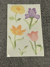 3x Creative Memories/ Mrs. Grossman's NLA Giant Sticker - Vellum Callus & Crocus