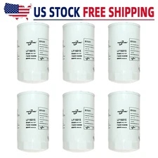 6X LF16015 Lube Filter Fits Donaldson P550520,Baldwin BT7237,Napa 7037,Wix 57037