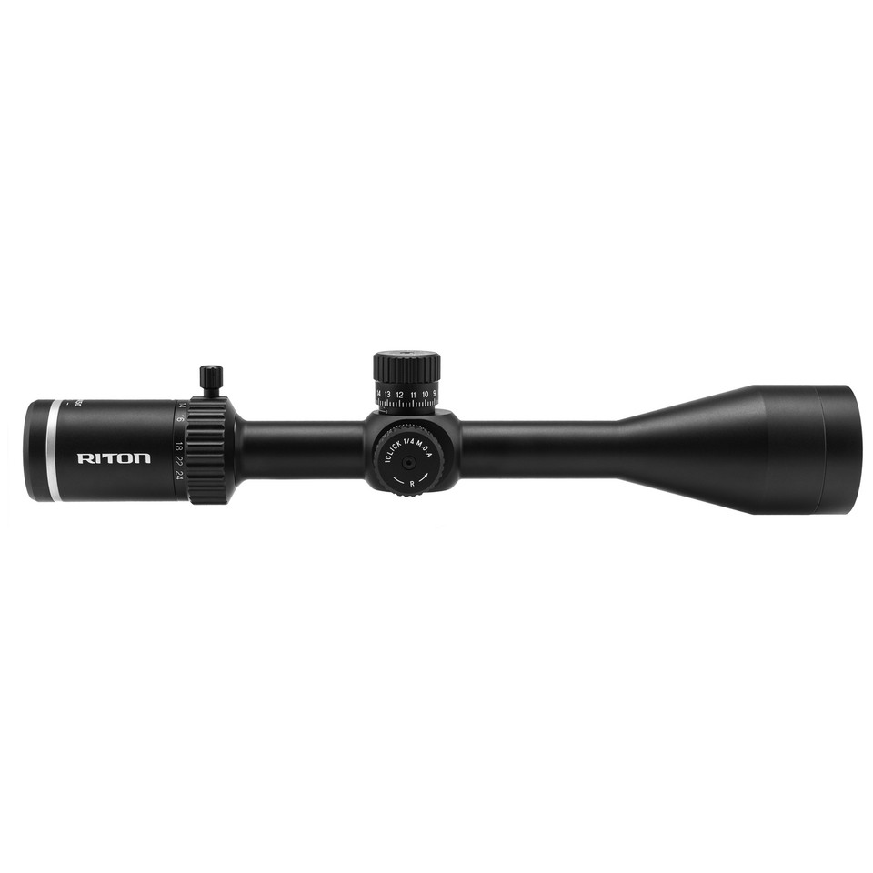 Rut Reticle Riton Scope Riton 1 Series CONQUER Rifle Scope 6-24X50 1