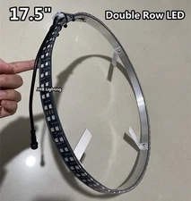 Parts: JHB ONLY 1PC 17.5" DOUBLE ROW CHASING FLOW (3pins) LED Wheel Ring Light