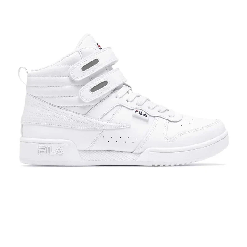Fila F-14 High-Top Leather (GS) Lifestyle Shoes White Youth Big Kids' NEW