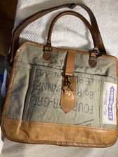 Mona B. Vintage Labeled Canvas Bag M-2255 New With Tags