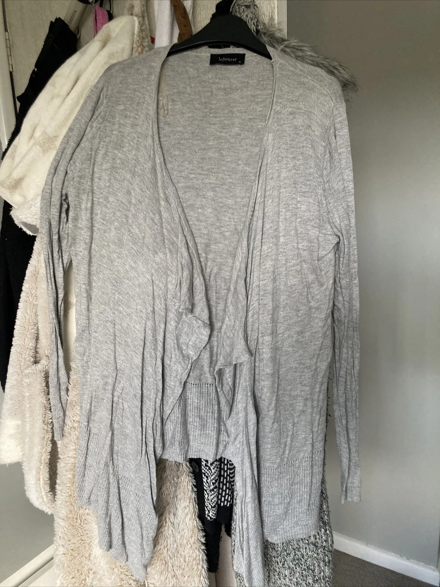 Grey hotsell waterfall cardigan
