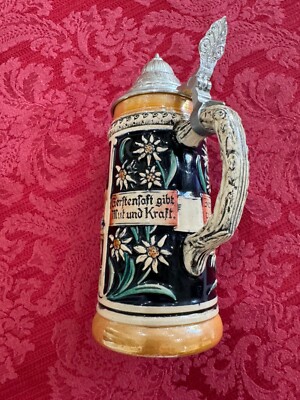 Rare Antique GERZ Beer Stein made in West Germany signed Aufbruch