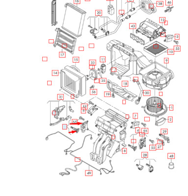 NEW AUDI A3 8PA LEFT HEATER FLAPER MOTOR ACTUATOR 5WA898511 5WA