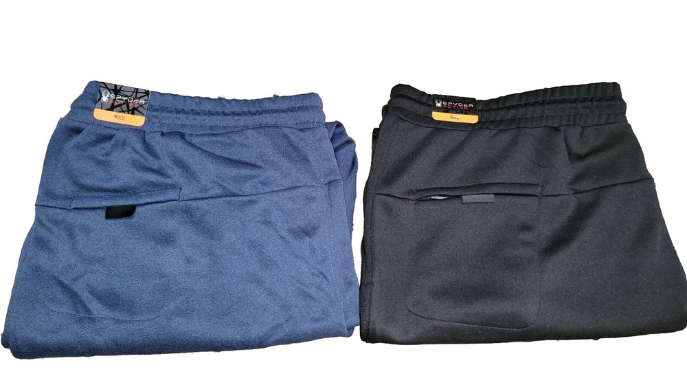 LOT 2- Men’s Spyder Active Jogger Sweatpants Basketball Football Running XXL