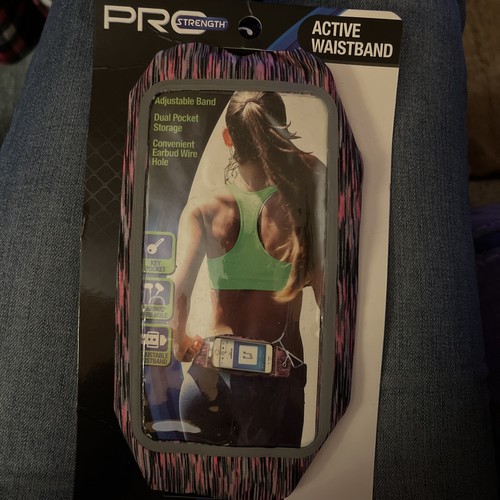 PRO STRENGTH ACTIVE WAISTBAND ADJUSTABLE BAND For PHONE WHEN RUNNING EXERCISE - 第 1/7 張圖片