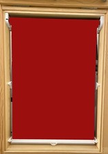 Dachfenster Rollo Sichtschutz Haltekralle kompatibel mit Velux GGL GHL GPL rot