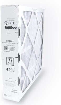 TT-FM-2020 QB TopTech Air Filter 20x20x4 MERV 11 (Fully Assembled)