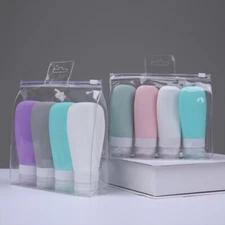 Silicone Bottles Travel Cosmetics Portable Container Shampoo Lotion Cream Tube