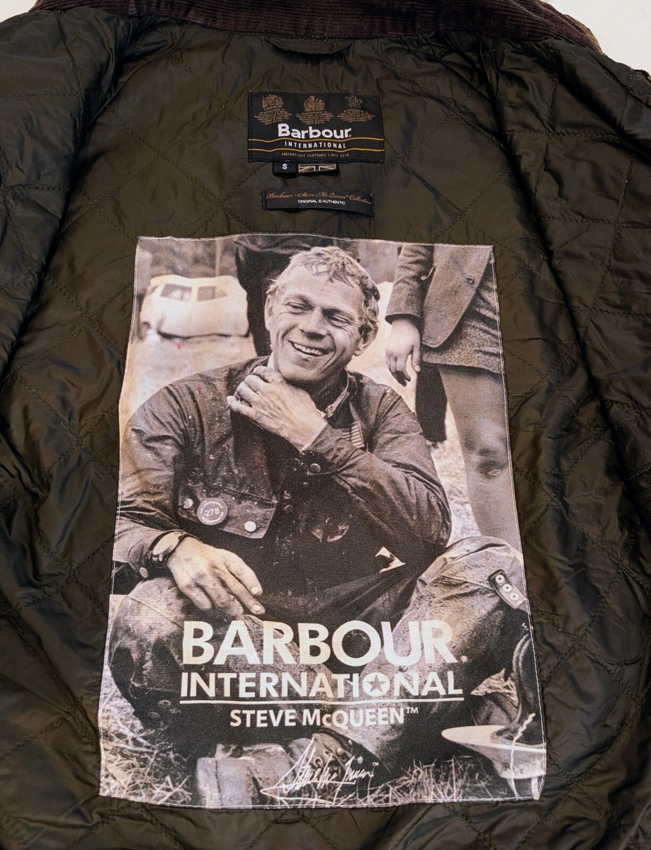 Barbour International Steve McQueen Merchant Wax Jacket Men's XS